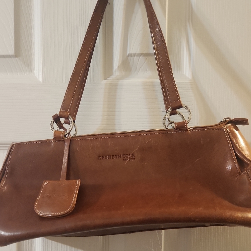 Kenneth Cole Brown Leather Women's Bag